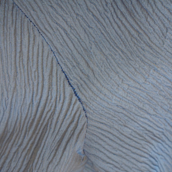 GIANFRANCO FERRÉ Silk Blend Plissé Blouse IT 40 - Picture 12 of 14